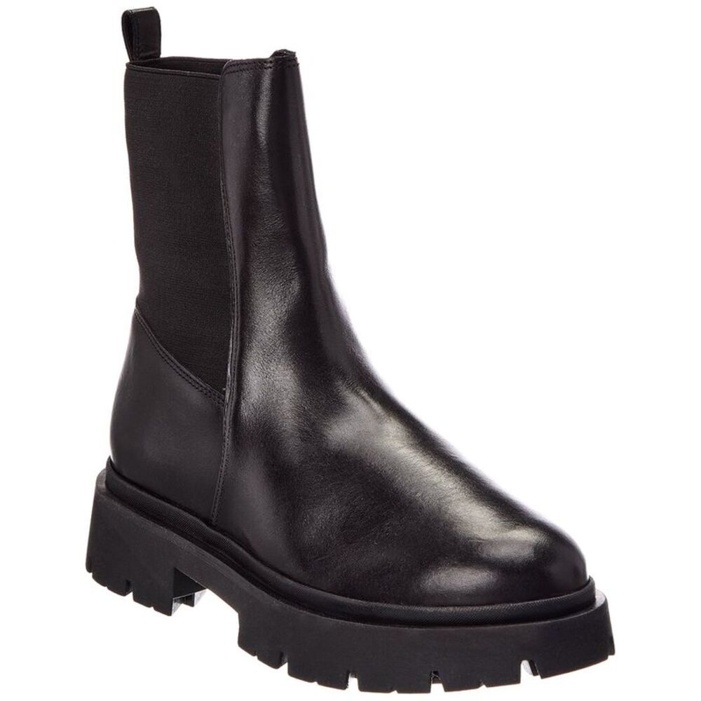 Schutz Billie Leather Bootie, Black